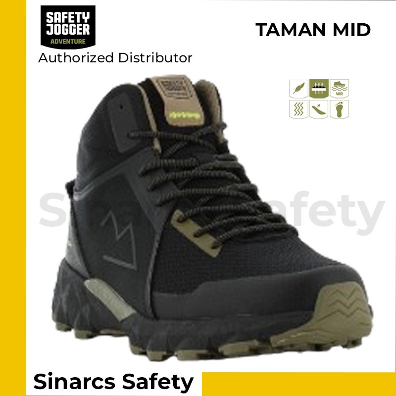 Jual Sepatu Adventure Jogger TAMAN Mid - Black / Hitam | Shopee Indonesia