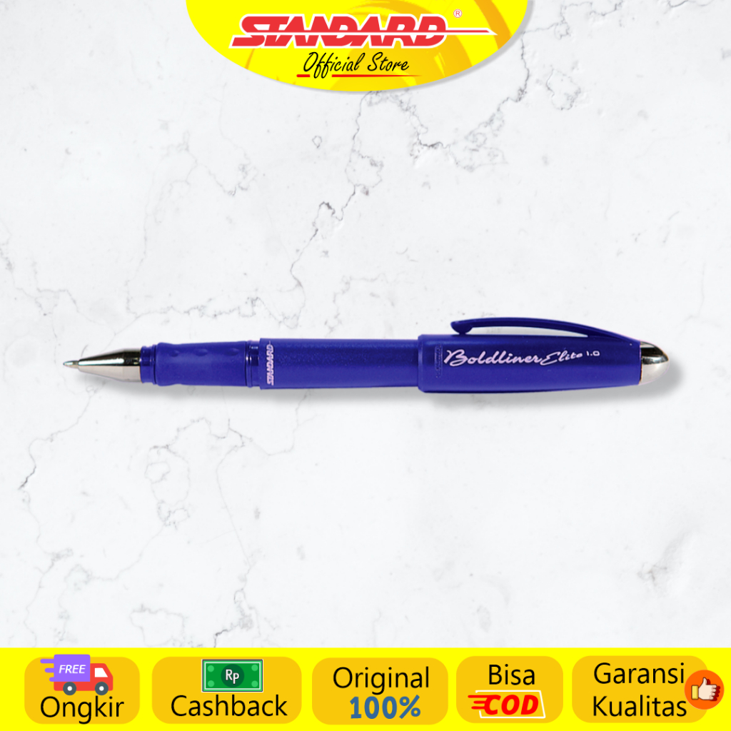 Standard - Pulpen Boldliner Elite 1.0  ( Alat Tulis / Pen / Ballpoint / Pena ) (3)