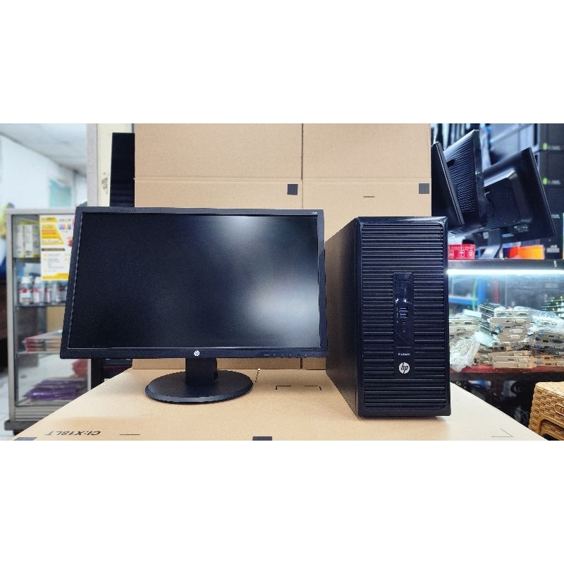 PC FULL SETT INTEL CORE I5 4570 RAM 8 GB SSD 256 GB MONITOR 24 INCH KEYBOARD & MOUSE SIAPP PAKAI BERGARANSI
