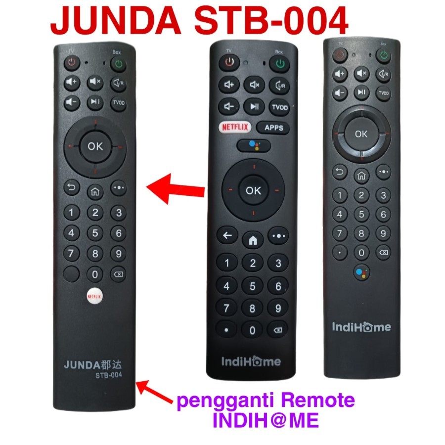 Jual REMOTE INDIHOME USEETV ZXV10 B760H B860H V5 JUNDA STB 004 NO VOICE ...