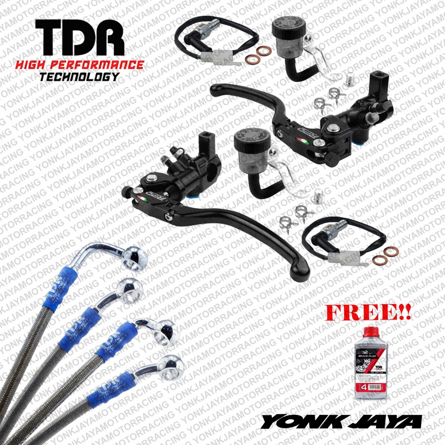 Jual PAKET MASTER REM RPD 17/15RCS + SLANG REM TDR NMAX ABS SILVER ...