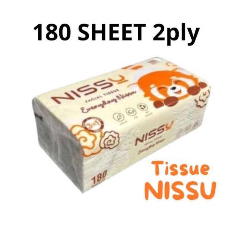 Jual NISSU Tisu Softpack Tissue 180 Sheets | Shopee Indonesia