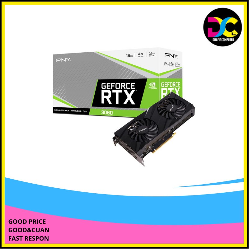 Jual PNY GEFORCE RTX 3060 12GB / RTX 3060 12GB | Shopee Indonesia