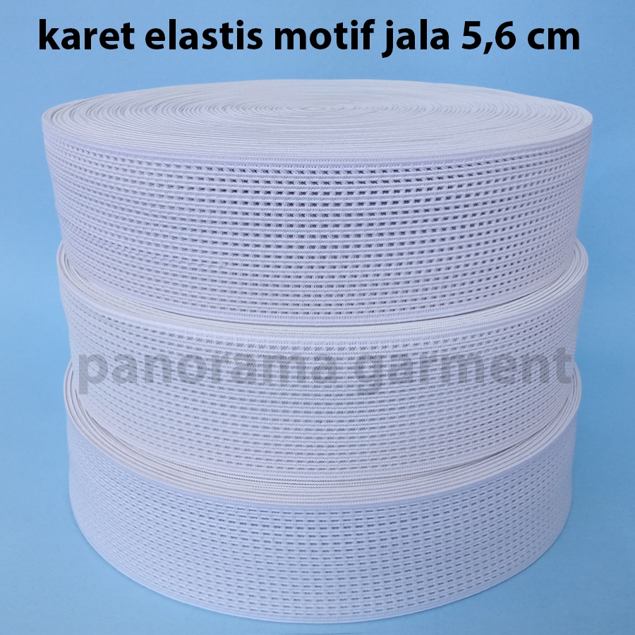 Jual karet elastis motif jala 5,6 cm | Shopee Indonesia