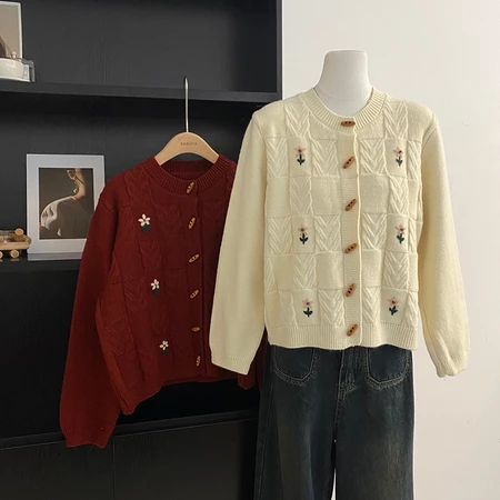 Knitwear Bunga Matahari 
