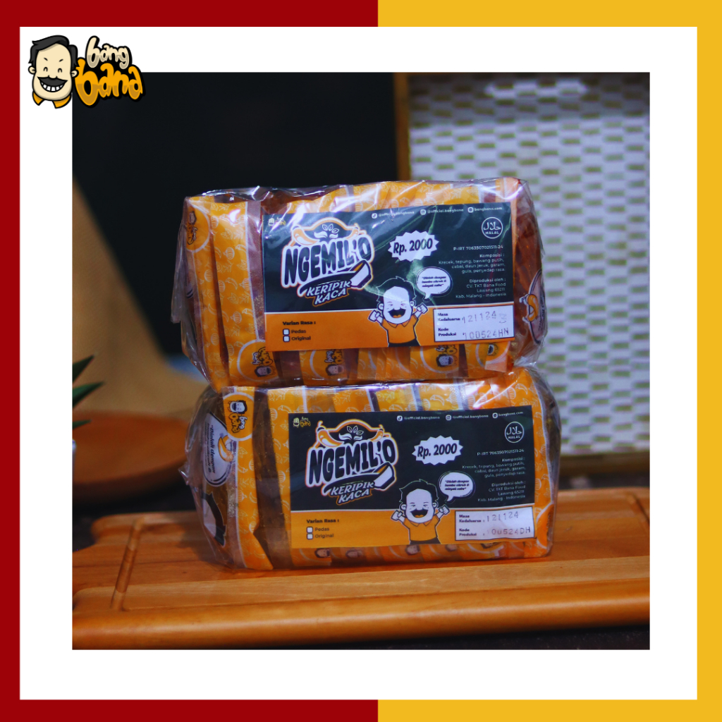Jual Kripca Keripik Kaca Pedas Cikruh Daun 1 Pack Isi 10 Pcs | Shopee ...
