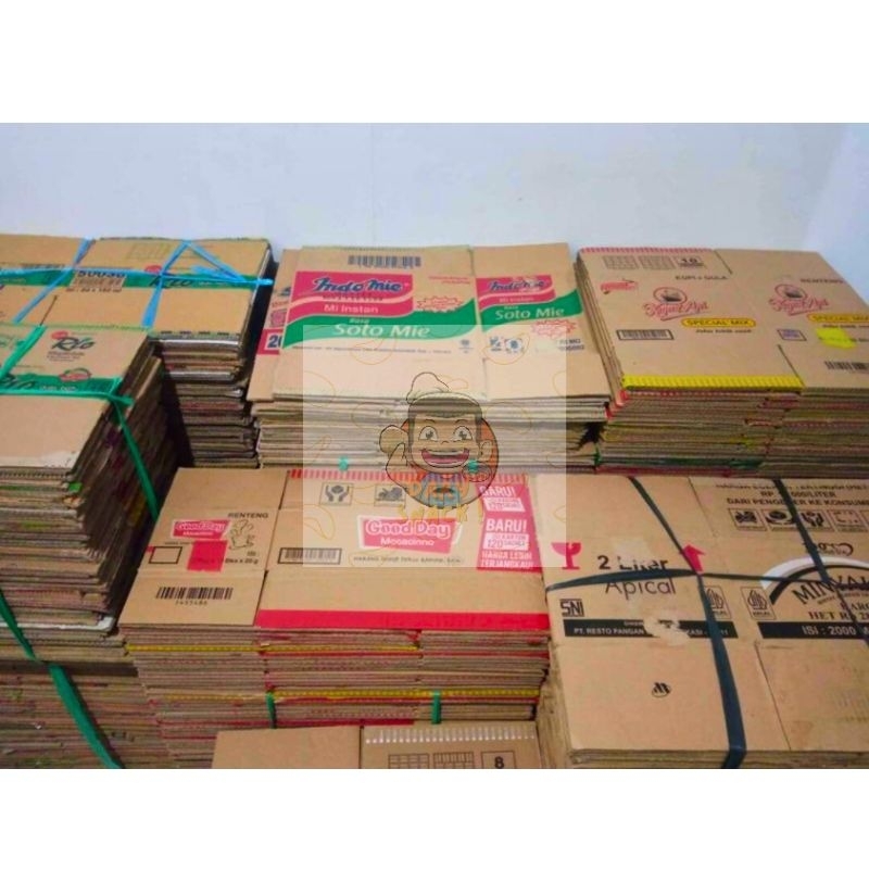 Jual Kardus Kiloan Bekas | Kardus Packing Kiloan - 1Kg | Shopee Indonesia