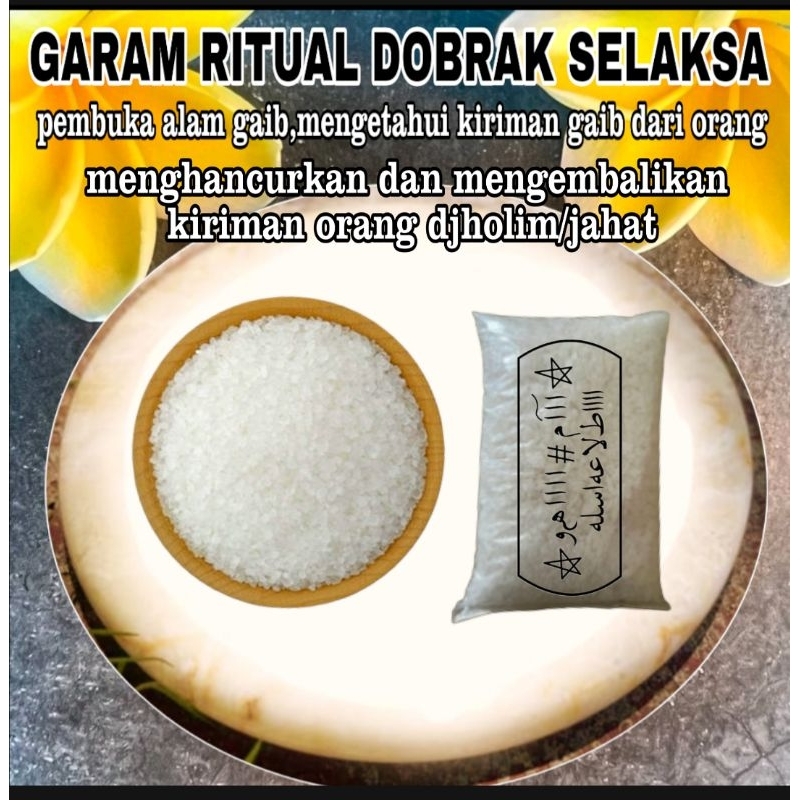 Jual GARAM ILMU KAROMAH GARAM RITUAL DOBRAK SELAKSA maha guru | Shopee ...