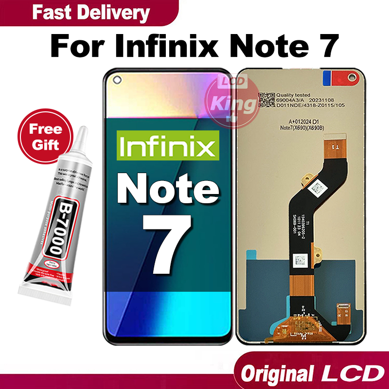 Jual LCD Infinix note 7 Original TOUCHSCREEN Fullset Meningkatkan ...