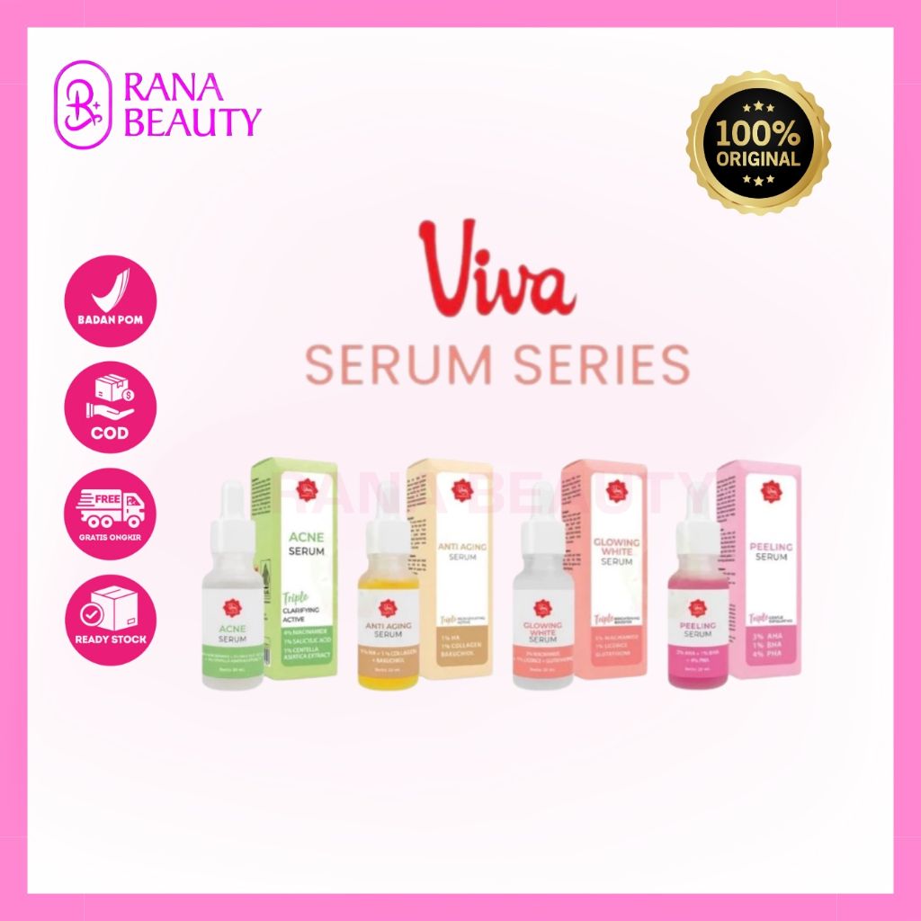 Viva Serum produk perawatan kulit yang menawarkan solusi kecantikan alami