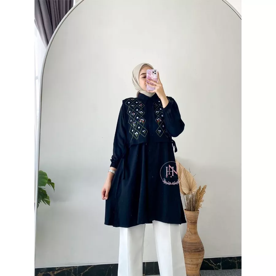 Savia Tunik Bordir Rayon - Variasi Rompi