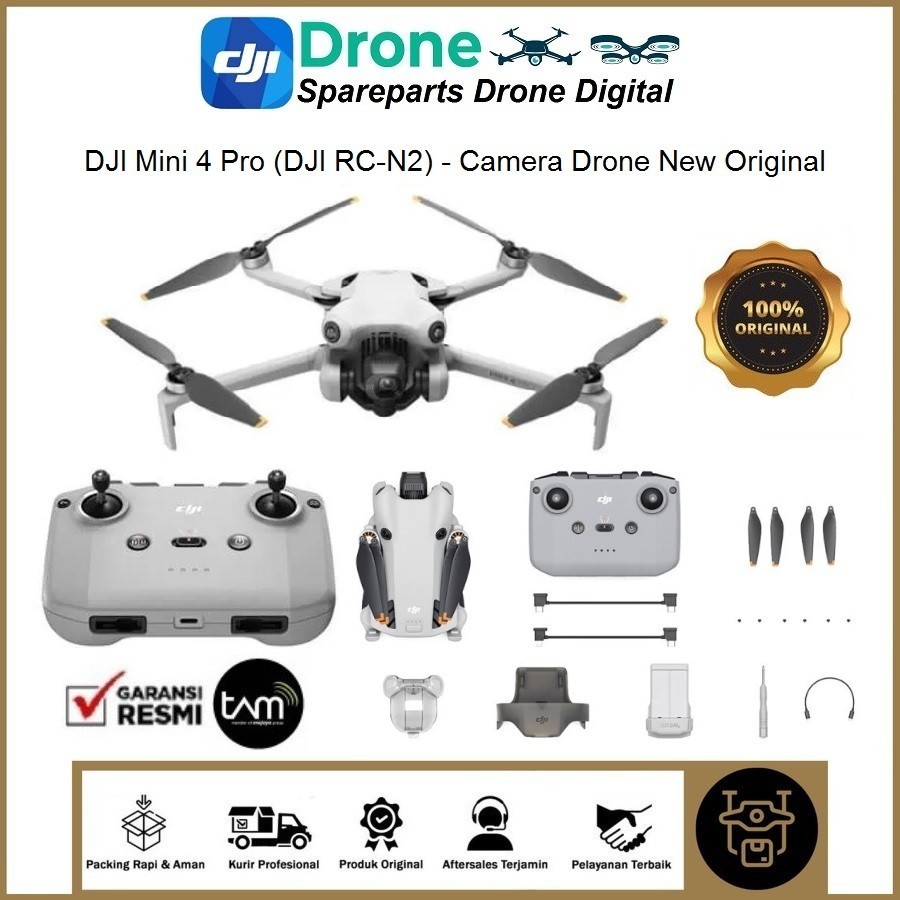 Jual DJI Mini 4 Pro (DJI RC-N2) - Camera Drone 4K Vidio New Original ...