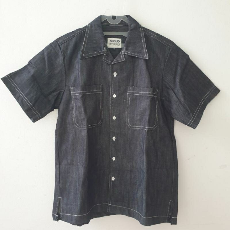 Jual denim shirt by kloud studio | Shopee Indonesia