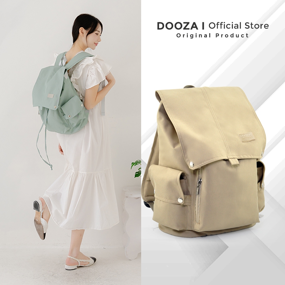 Jual DOOZA Backpack Tas Ransel Cantik AntiAir Besar Laptop 15 Inch+ ...
