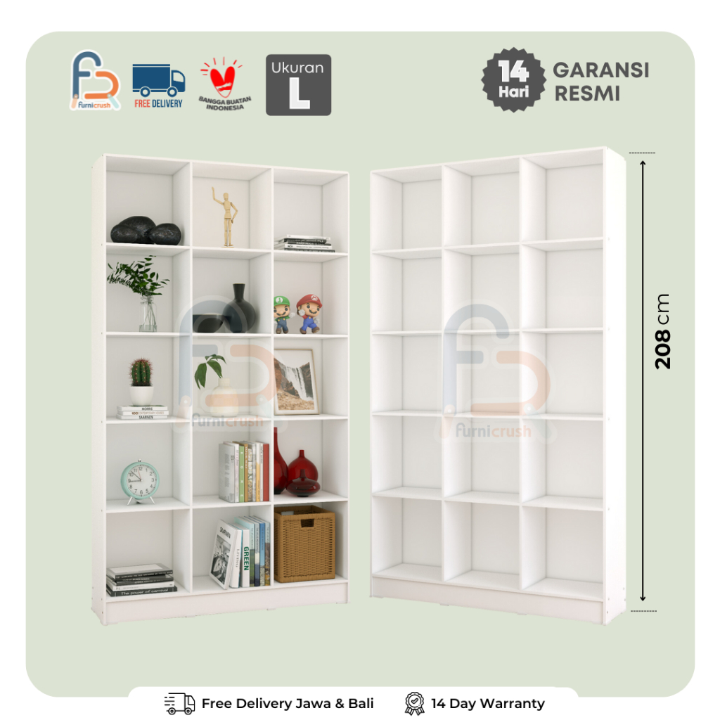 Jual Furnicrush Rak Susun / Rak Buku / Rak Serbaguna / Rak Gym / Rak ...