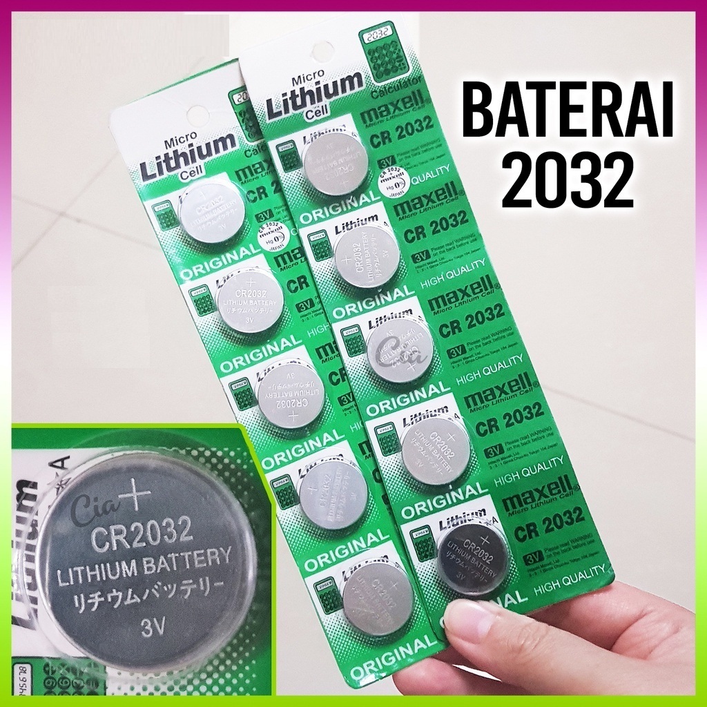 Jual BATRAI / BATERAI BULAT TYPE CR2032 DAN CR2025 | Shopee Indonesia