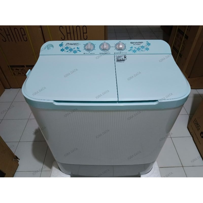 Jual Mesin Cuci Sharp 9 Kg 2 Tabung ES-T90MW Garansi Resmi 5 Tahun
