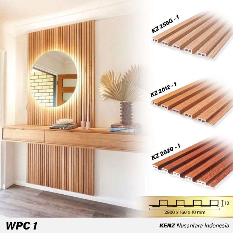 Jual WPC WOOD PANEL SLIM 290 Cm | Shopee Indonesia