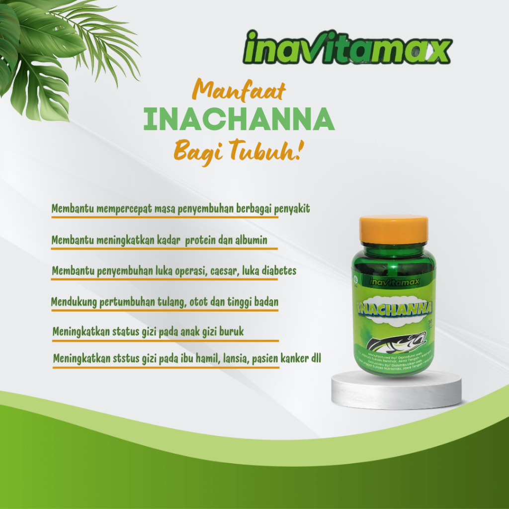 Jual [SIAP KIRIM!] INAVITAMAX INACHANNA (EKSTRAK IKAN GABUS) | Shopee ...
