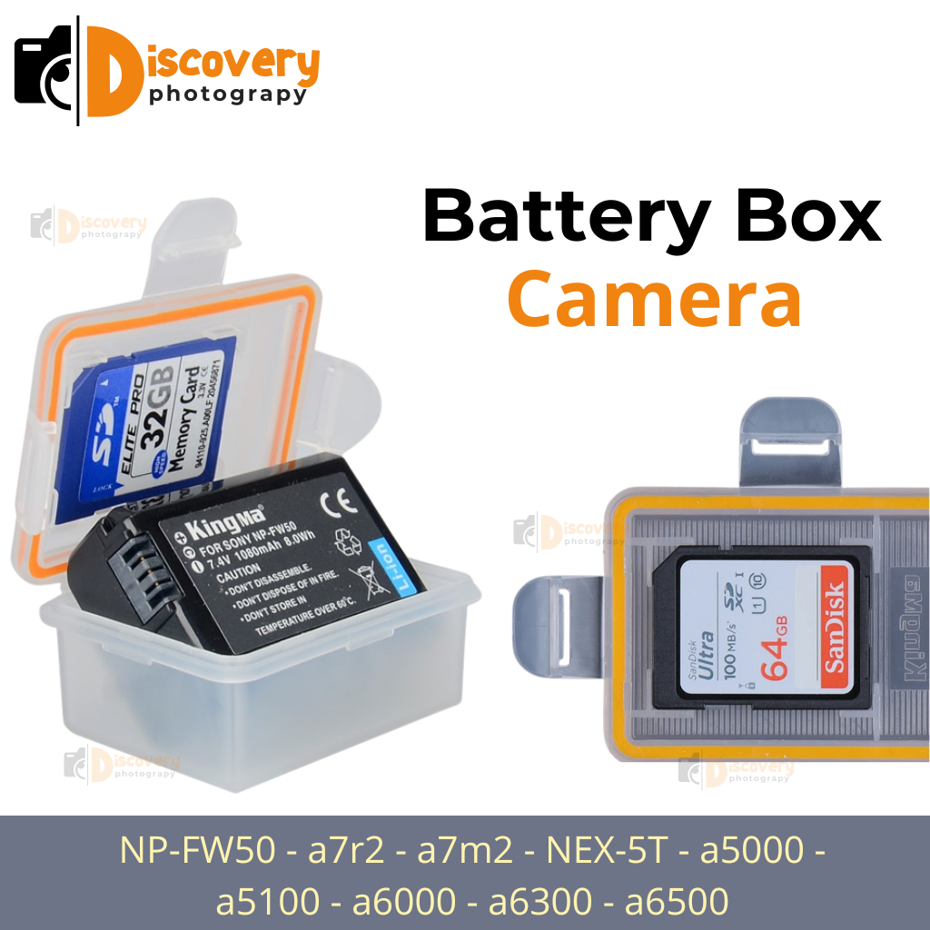 Jual Kotak Battery Box Camera SD Card Tempat Penyimpanan Baterai Memori ...