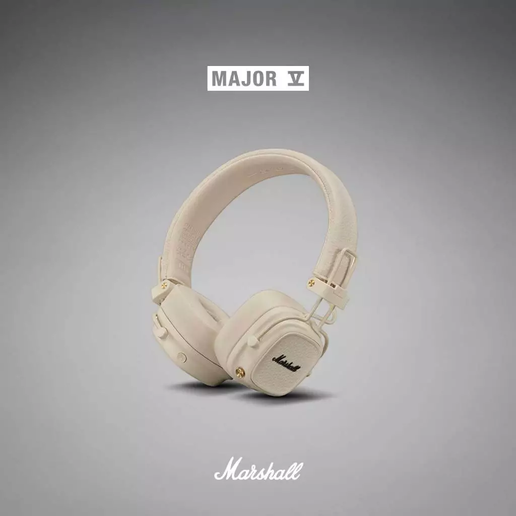 Marshall Major V Headphone - Cream