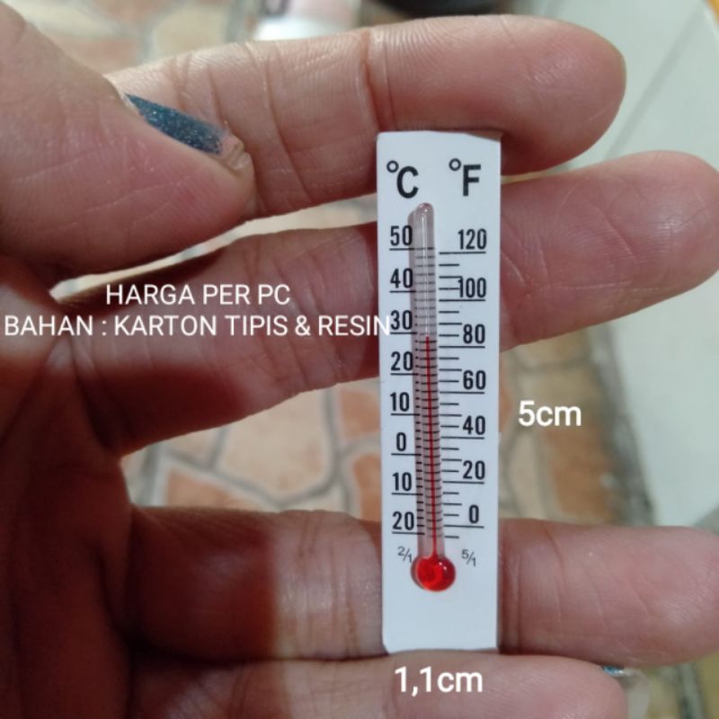Jual Miniatur Termometer Suhu Ruangan INI MAINAN BUKAN ASLI YA BANG ...