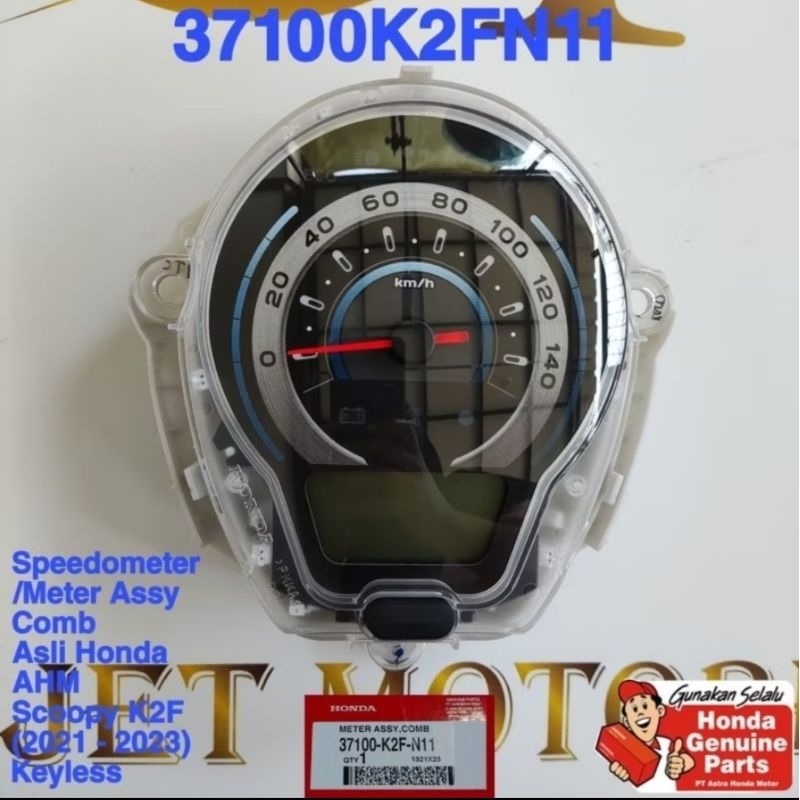 Jual 37100K2FN11 Speedometer Scoopy 2021 eSP K2F Prestige Smart Key ...