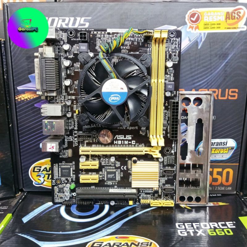 Jual PAKET Motherboard ASUS H81M-C Processor Intel Core i5-4690 Haswell ...
