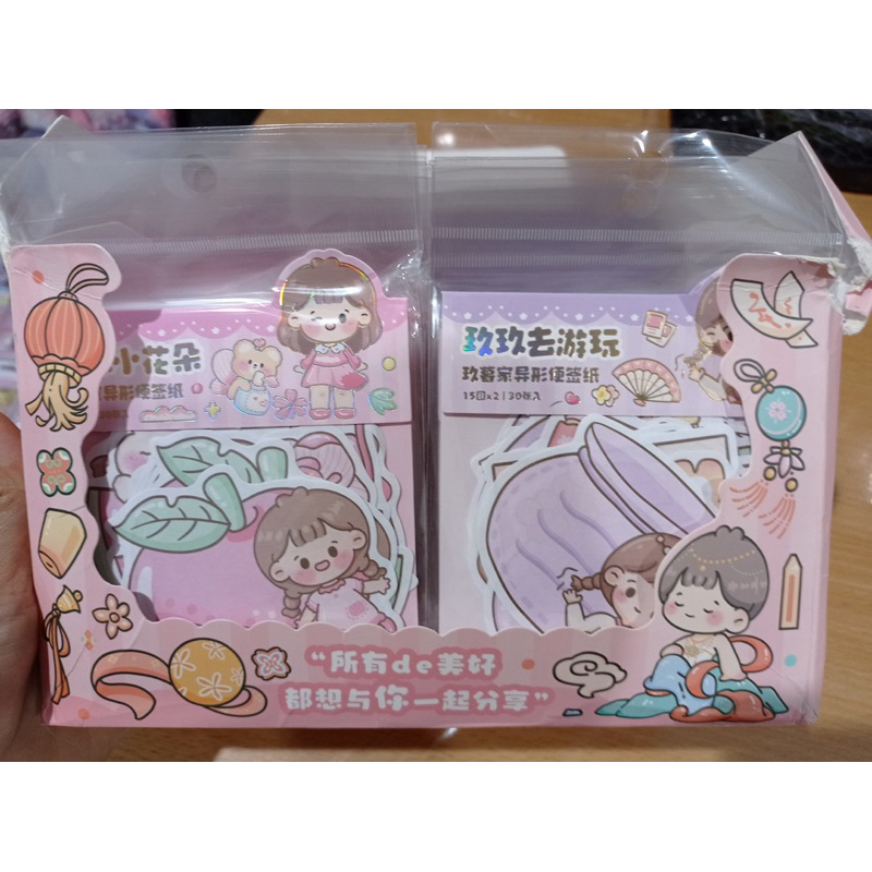 Jual Memo Girl Notes Mix 30 Lembar Memo Girl Warna Mix Notes Girl Mix ...
