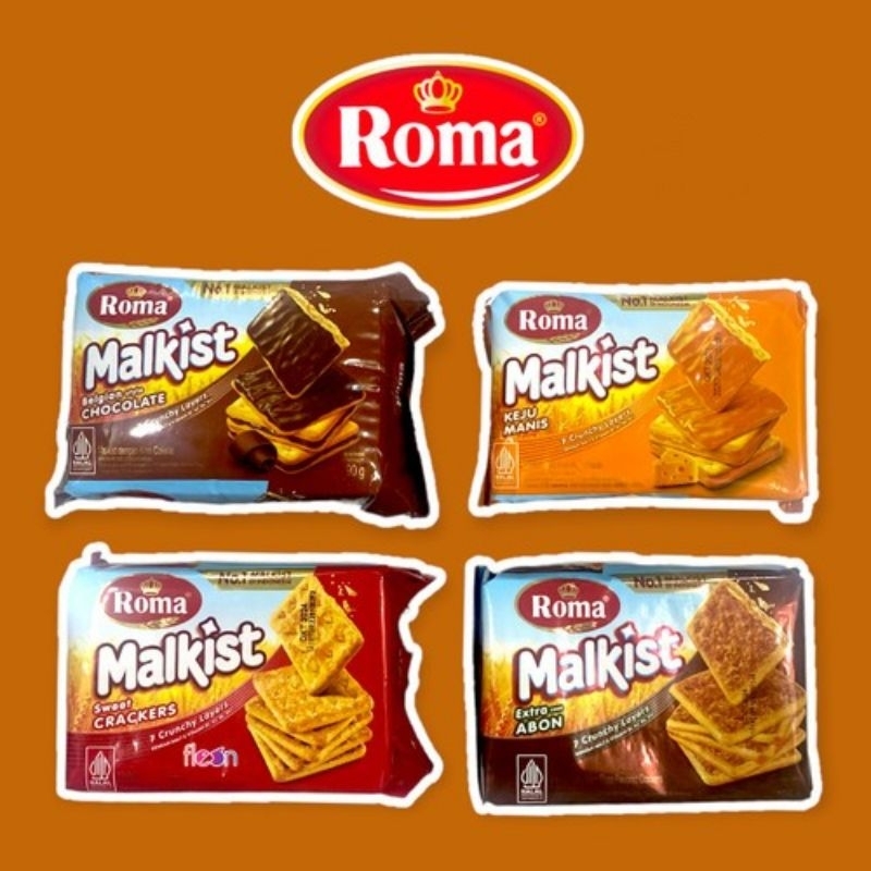 Jual ROMA MALKIST VARIANT RASA 106 GR PCS | Shopee Indonesia