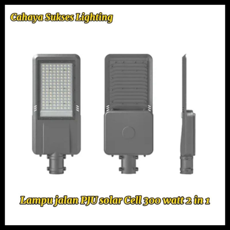Jual Lampu jalan PJU solar Cell 300 watt 2 in 1/lampu jalan tenaga ...