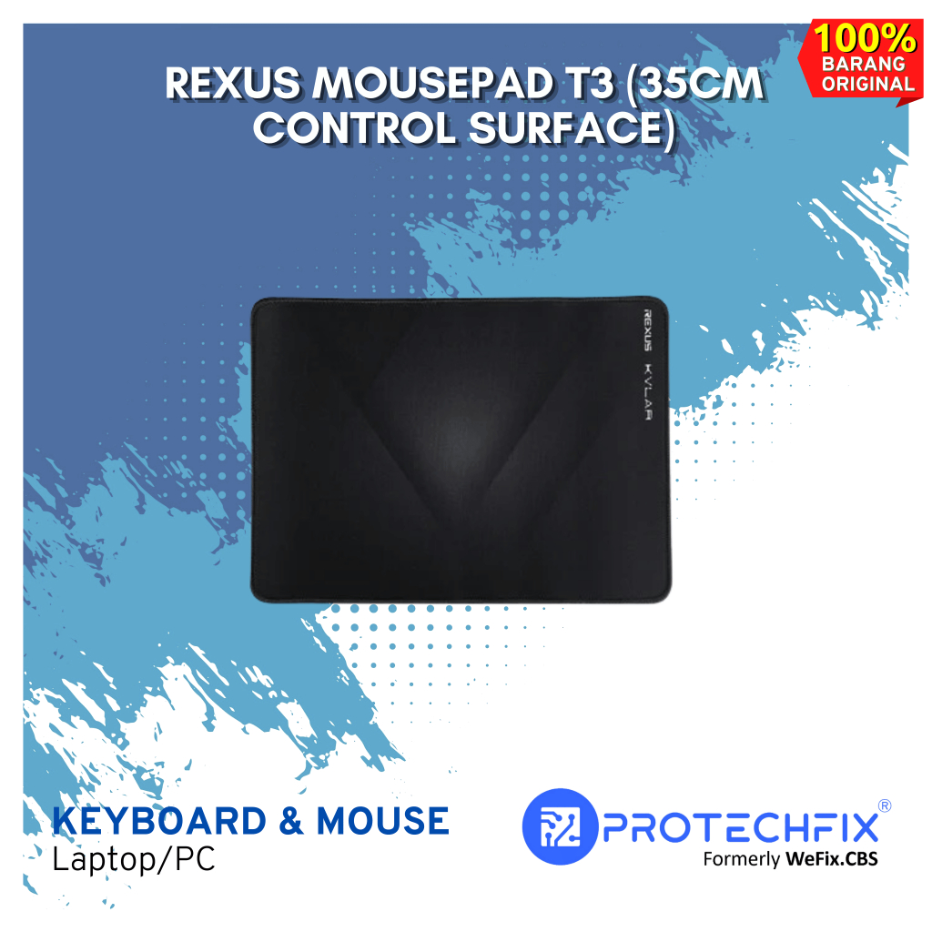 Jual REXUS MOUSEPAD T3 (35CM CONTROL SURFACE) | Shopee Indonesia