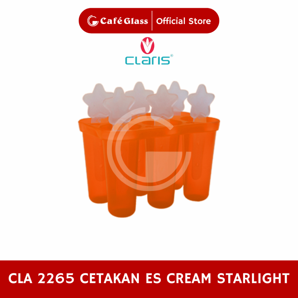 Cetakan Es Krim Mpasi Starlight Claris 2265 / Cetakan Ice Cream Homemade Plastik