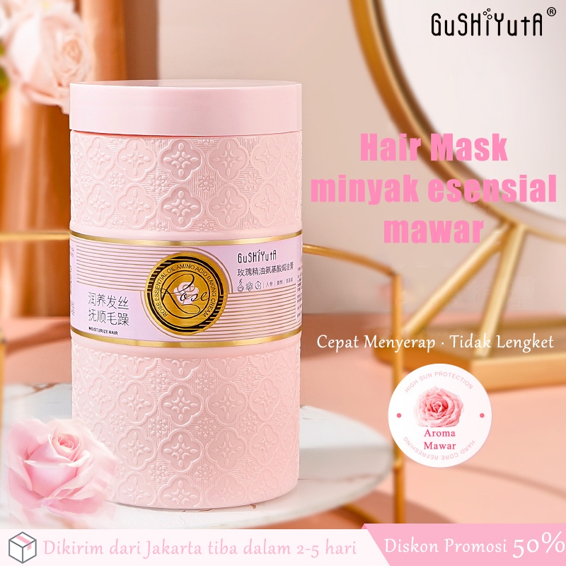 Hair Mask Keratin 800ml dengan Minyak Mawar foto 1
