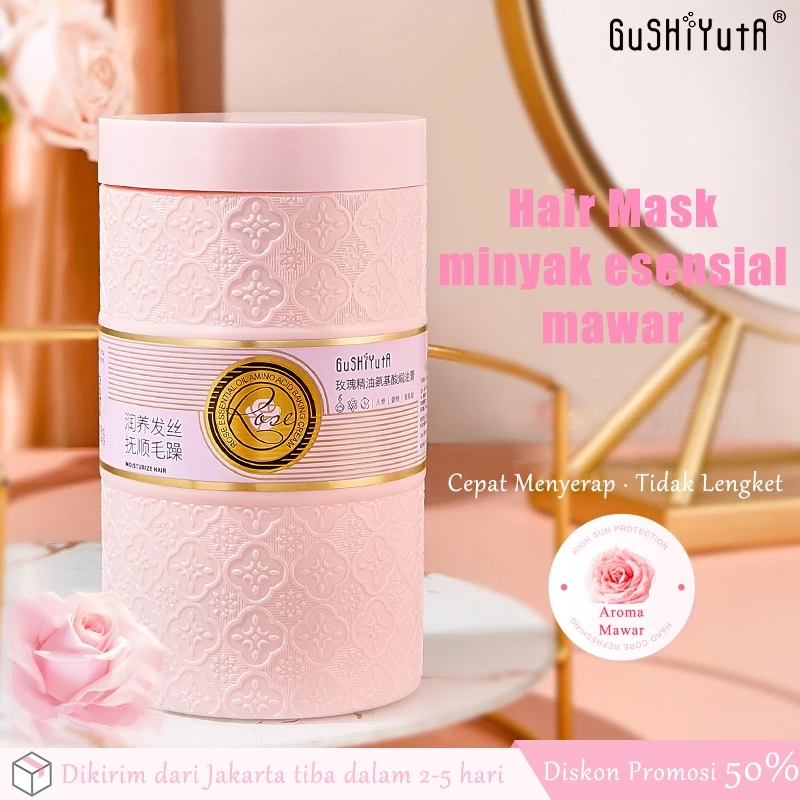 Hair Mask Smooth Hair Mask Keratin 800ml hair mask keratin | Smoothing Hair | Hair Mask Minyak Mawar - foto 1