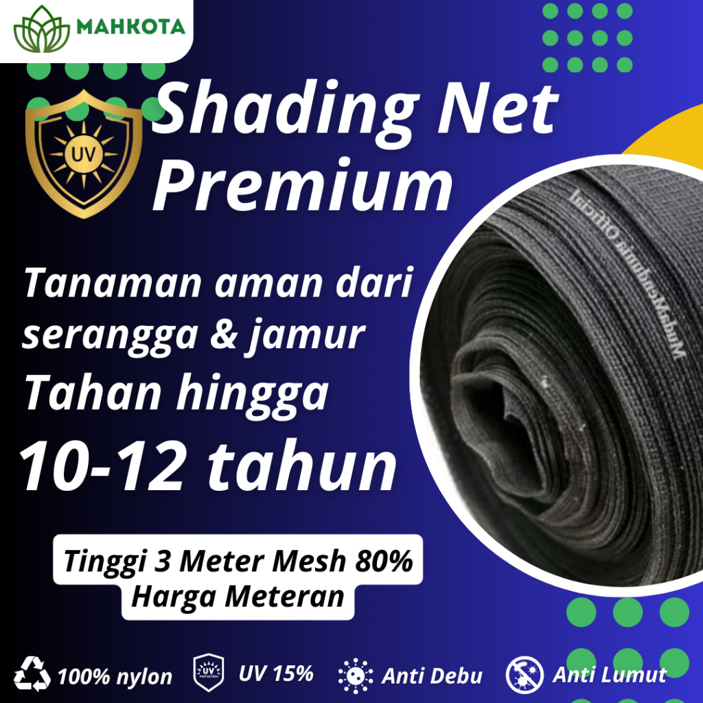Jual Insect Net Shading Net Nilon Paranet Nilon 80% Harga Meteran ...