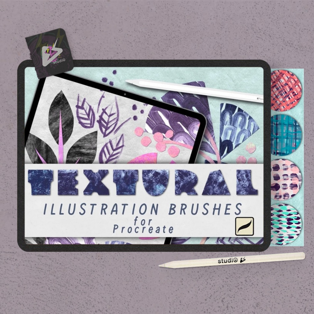 Jual Procreate Brush - UB Textural Illustration Brushes | Shopee Indonesia