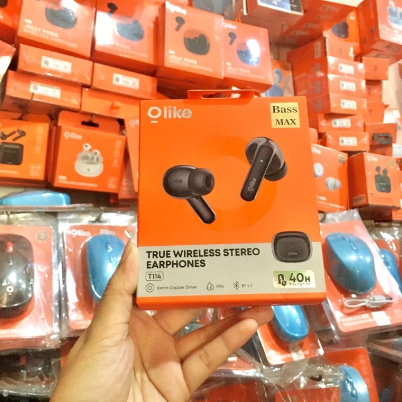 Jual OLIKE T114 TRUE WIRELESS STEREO EARPHONES 5.3 | Shopee Indonesia