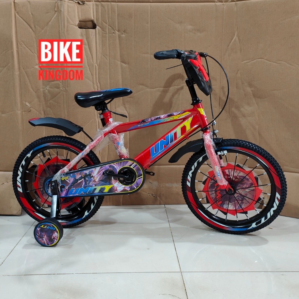 Jual sepeda BMX anak UNITY WARRIOR ready ukuran 16 dan 18 inch ban ...