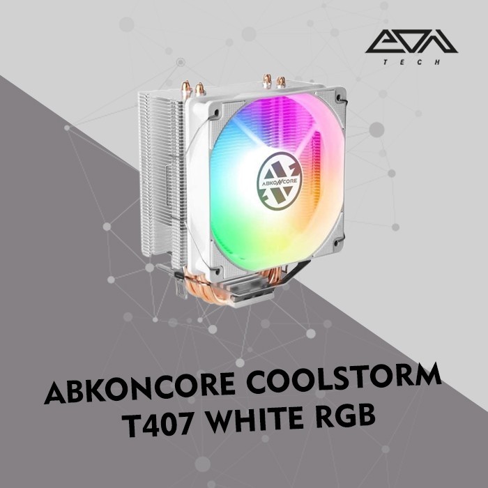 Jual ABKONcore Coolstorm T407 RGB White CPU Cooler | Fan Processor ...