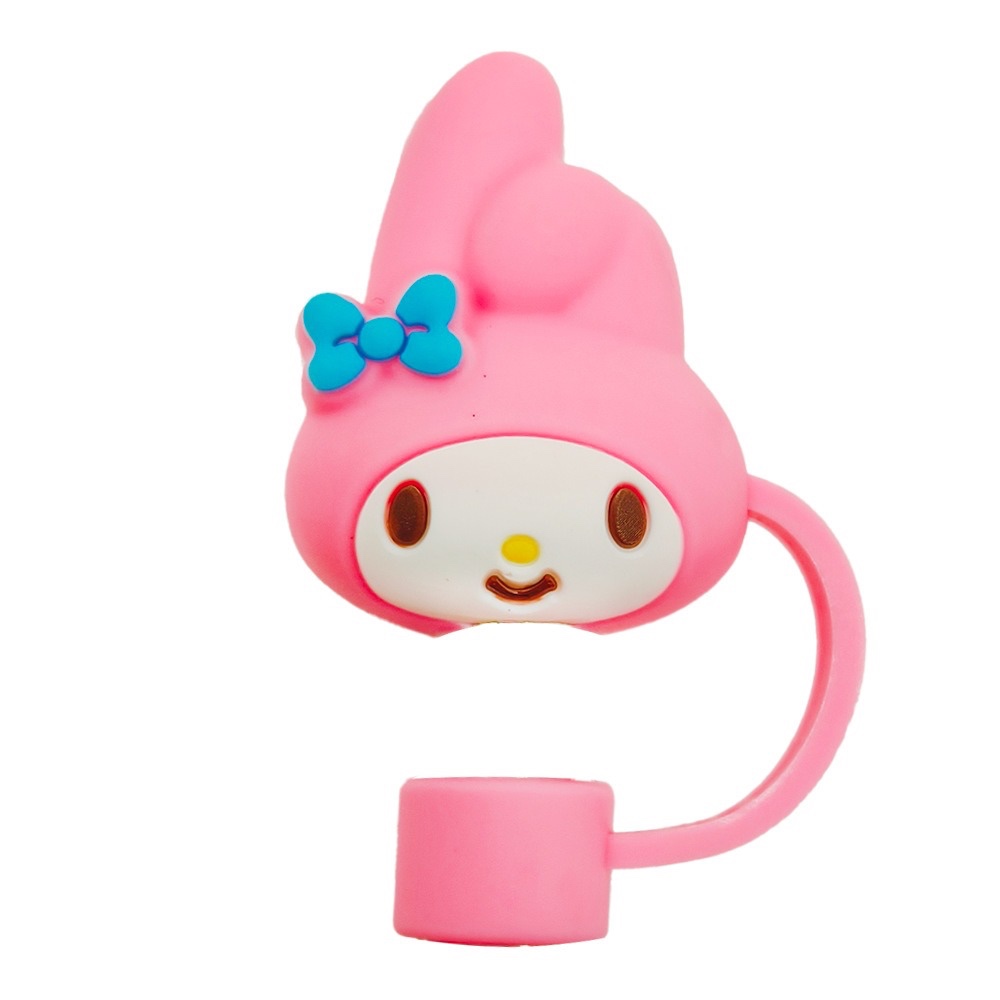 Jual 10mm Sanrio tutup sedotan silikon Penutup motif karakter imut ...