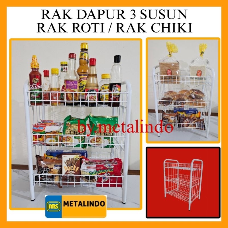 Jual Rak Bumbu Dapur Mbs Rak Display Roti Jajanan Warung Rak Serbaguna ...