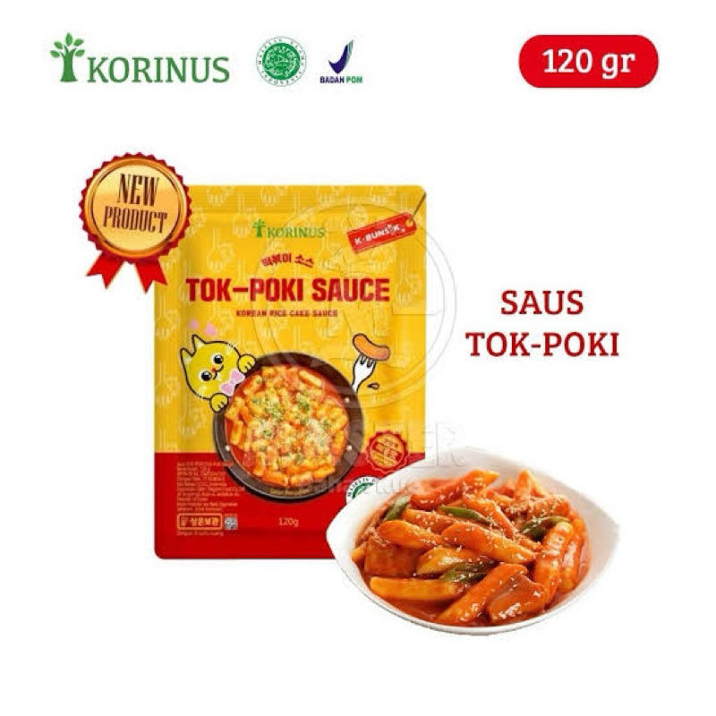Jual KORINUS SAUCE Toppoki Halal 120 Gram | Shopee Indonesia