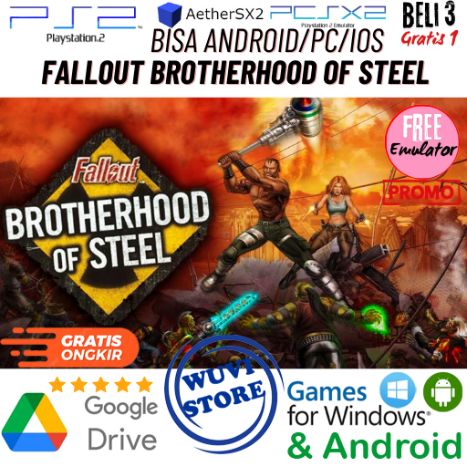 Jual PS 2 Fallout Brotherhood of SteeL | Bisa di PC / Android / IOS ...