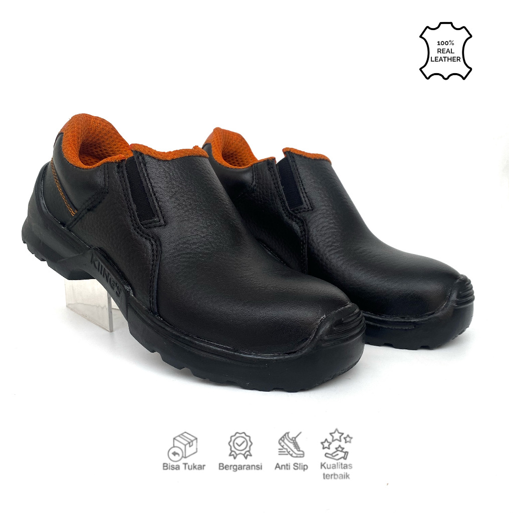 Jual Sepatu Safety Ujung Besi Model Kings Safety Shoes Original ...