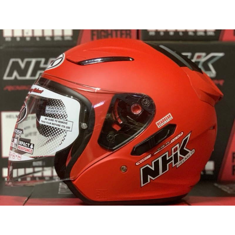 Jual NHK R1 Solid Red Doff | Shopee Indonesia