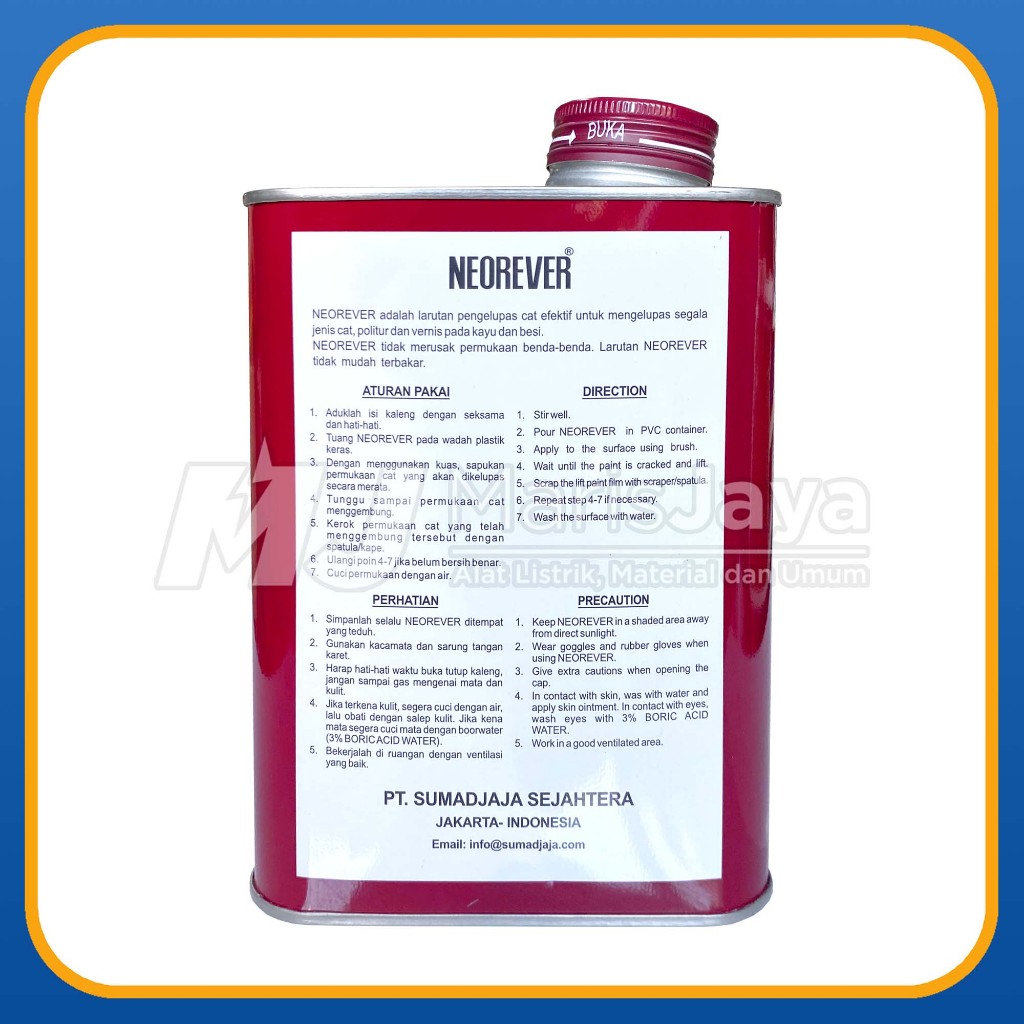 Jual Paint Remover/ Perontok Cat NEOREVER 1kg | Shopee Indonesia