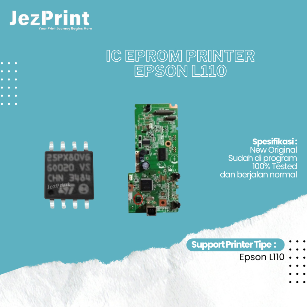 Jual IC Eprom Epson L110, IC Eeprom Reset Epson L110, Resetter Printer ...