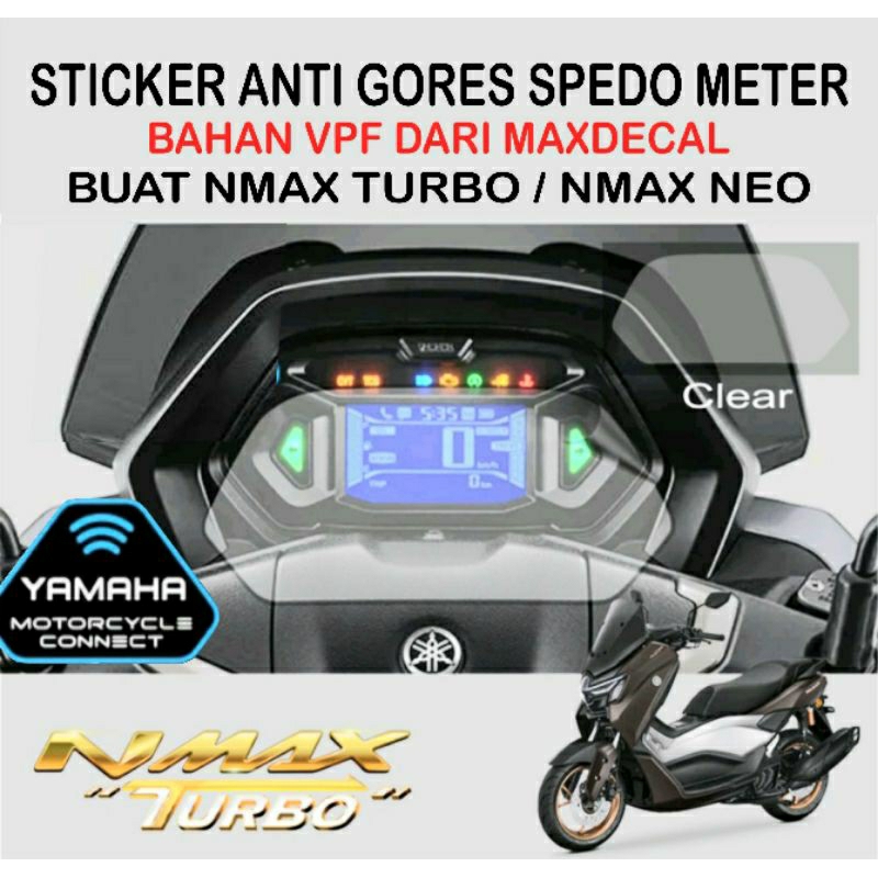 Jual terbaru sticker anti gores/sticker pelindung spido meter nmax ...