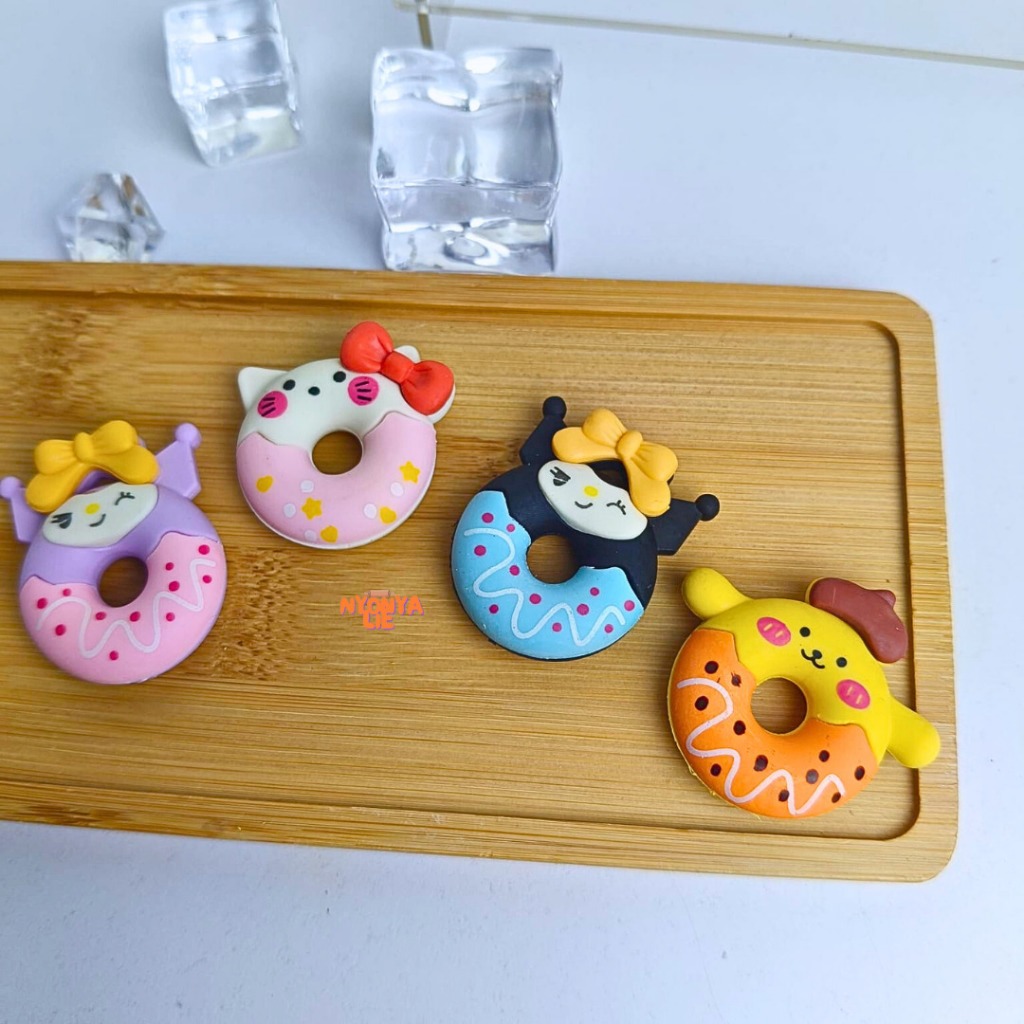 Jual CRM56 Topper Rubber Sanrio DONAT Cinnamoroll Kuromi Melody Hello ...
